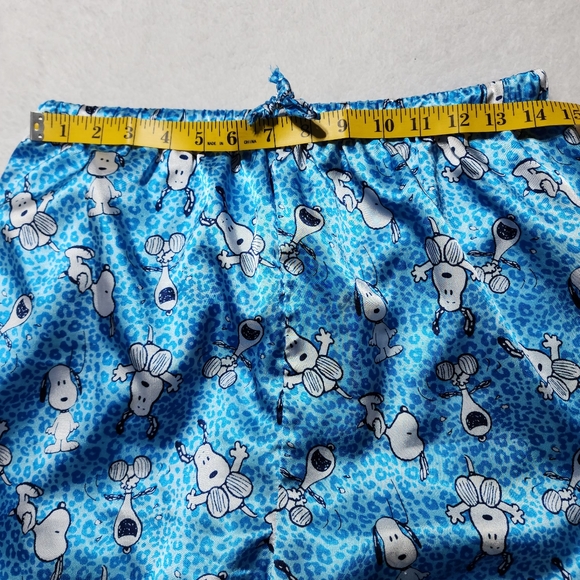 Peanuts Collection Snoopy Blue 2 Piece Pajama PJ Set - Picture 7 of 8
